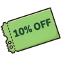 10% zniżki na wszystko