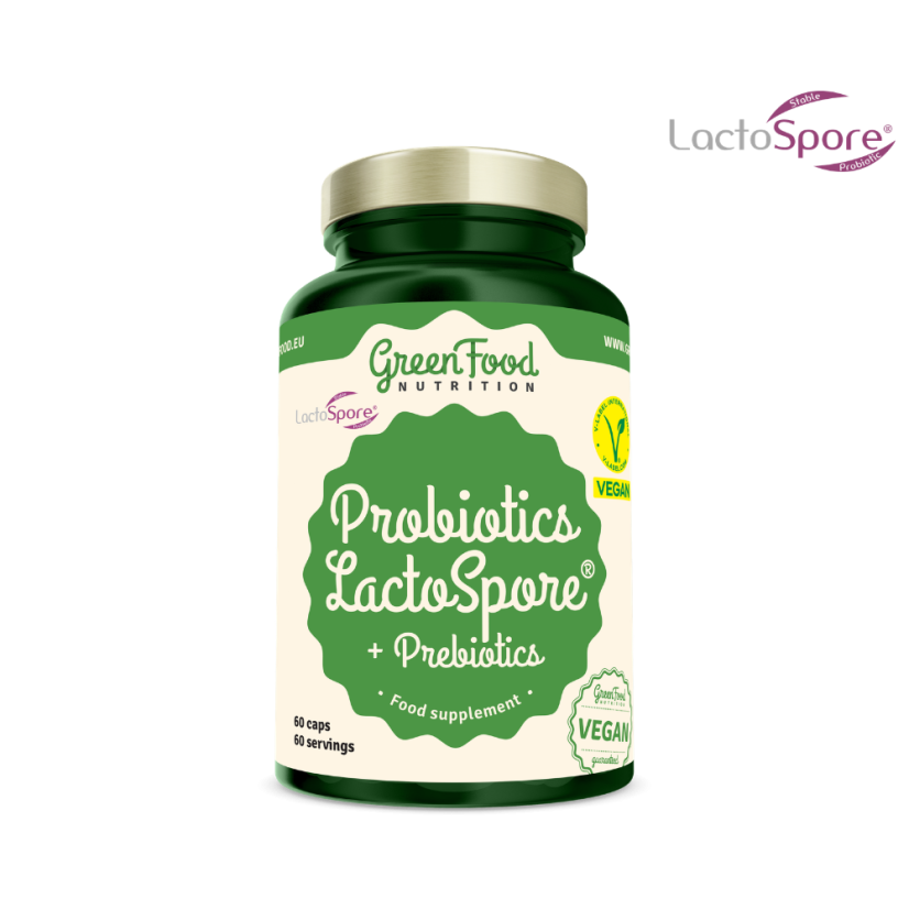 Probiotyki LactoSpore® + Prebiotyki 60 kapsułek