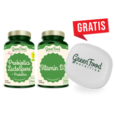 Probiotiká LactoSpore® + Prebiotiká 60 kapsúl + Vitamín D3 60 kapsúl