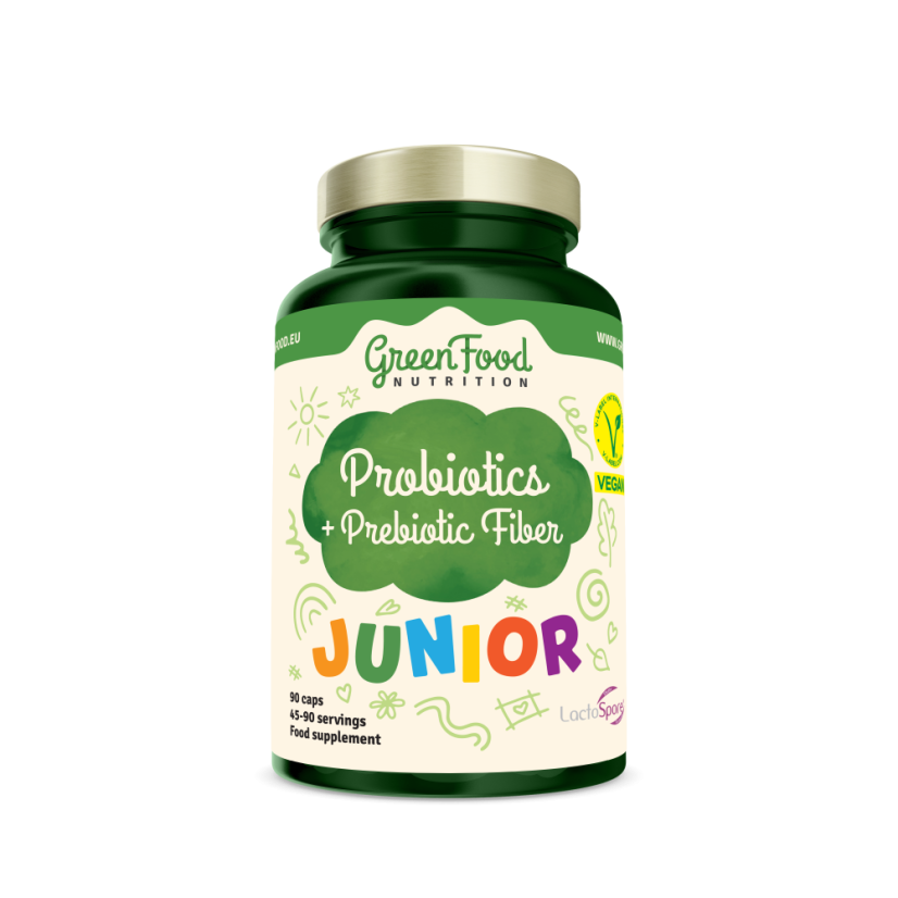 Junior Probiotika s prebiotickou vlákninou 90 kapslí