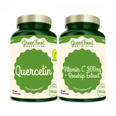 Quercetin 90 kapslí + Vitamin C 500mg 60 kapslí