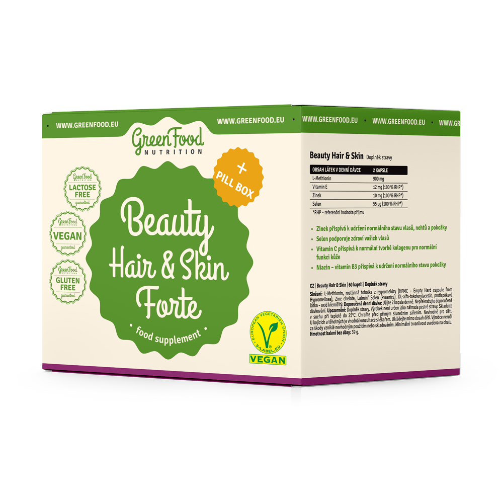 Balíček Beauty Hair & Skin Forte + Pillbox