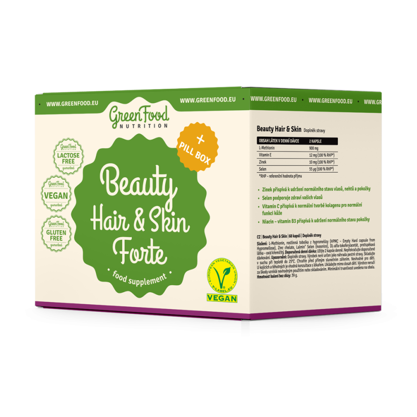 Balíček Beauty Hair & Skin Forte + Pillbox