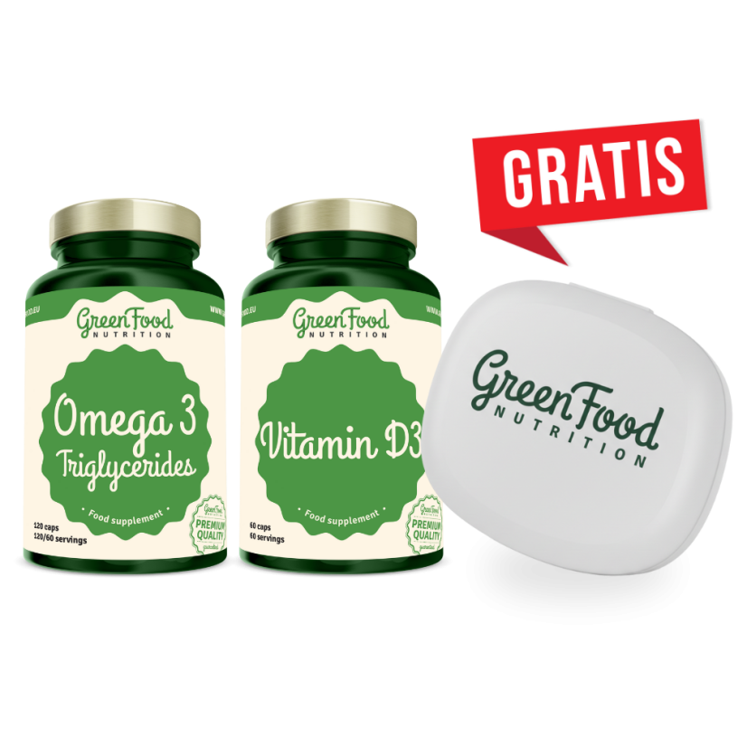 Omega 3 120 capsule + Vitamina D3 60 capsule