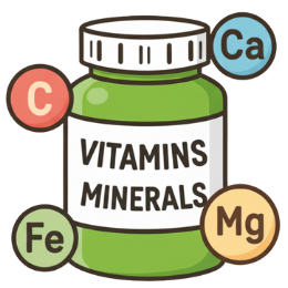 Vitamíny a minerály (Juicy drink)